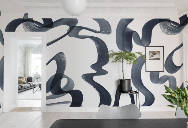Rebel Walls pilttapeet Waves, Ink R18352