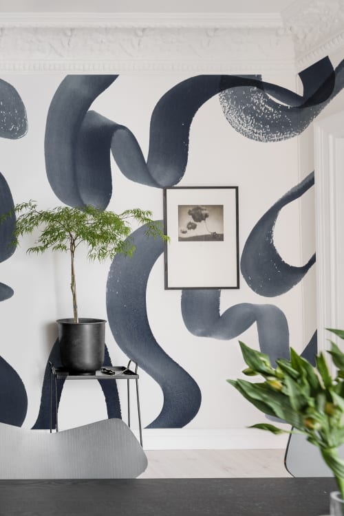 Rebel Walls pilttapeet Waves, Ink R18352