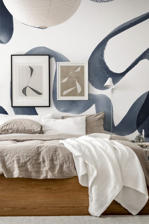 Rebel Walls pilttapeet Waves, Ink R18352