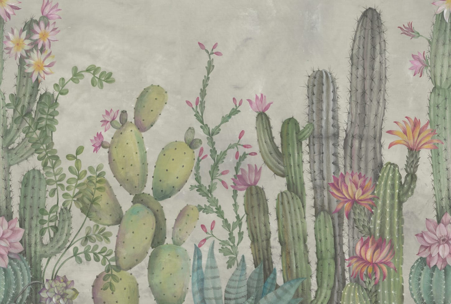 Rebel Walls pilttapeet Playfull Cactus, Summer R18451