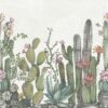 Rebel Walls pilttapeet Playfull Cactus, Ivory R18452