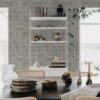 Rebel Walls tapeet Small Patinated Diamonds Salt N Pepper R18519