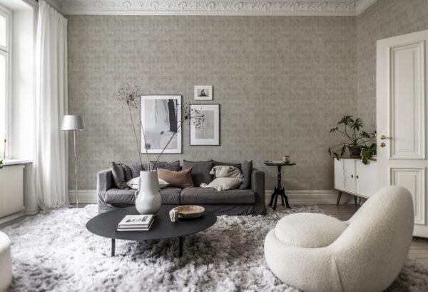 Rebel Walls tapeet Small Patinated Diamonds Champagne R18520