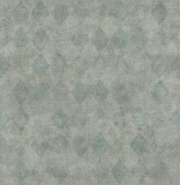 Rebel Walls tapeet Small Patinated Diamonds Fancy Green R18521