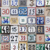 Rebel Walls tapeet Tiny House Numbers Colorful R18522