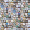 Rebel Walls tapeet Tiny House Numbers Colorful R18522