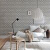 Rebel Walls tapeet Small Concrete Trellis Harsh Grey R18525