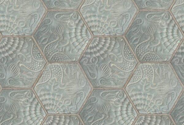 Rebel Walls tapeet Hexagon Tiles Jade R18526