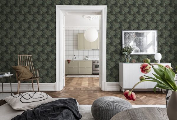 Rebel Walls tapeet Hexagon Tiles Emerald R18527