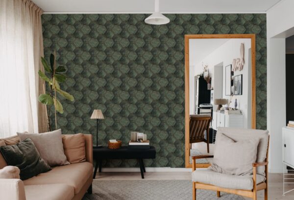 Rebel Walls tapeet Hexagon Tiles Emerald R18527