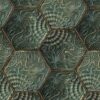 Rebel Walls tapeet Hexagon Tiles Emerald R18527