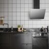 Rebel Walls tapeet Square Tiles, Clean White R18536