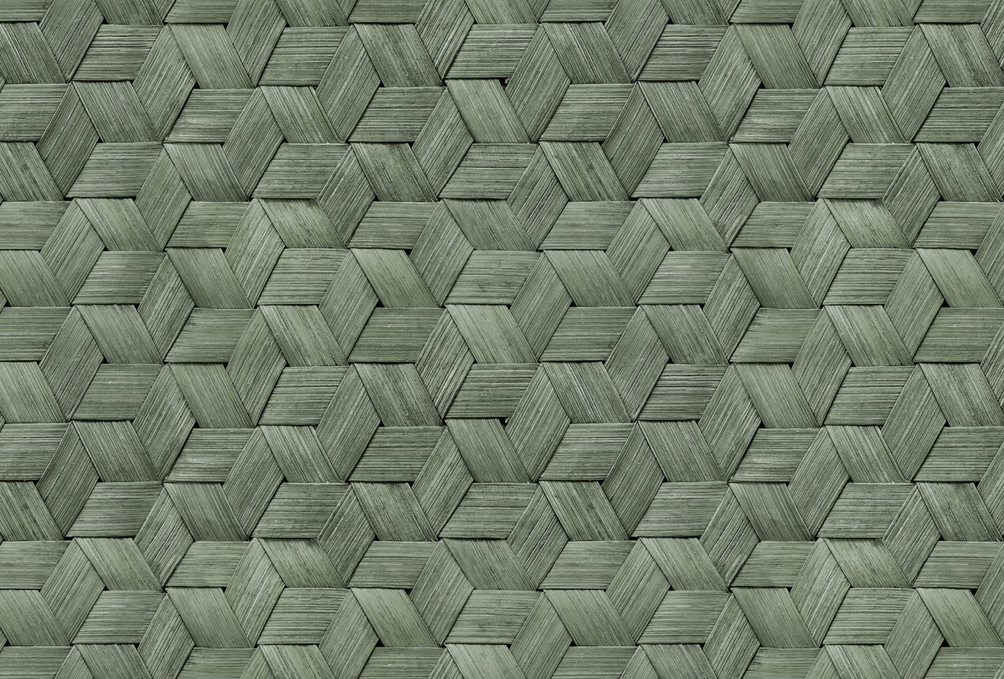 Rebel Walls tapeet Small Birch Bark Braids, Forest Green R18537