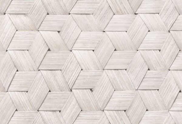 Rebel Walls tapeet Small Birch Bark Braids, Snow White R18538