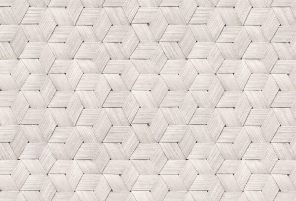 Rebel Walls tapeet Small Birch Bark Braids, Snow White R18538