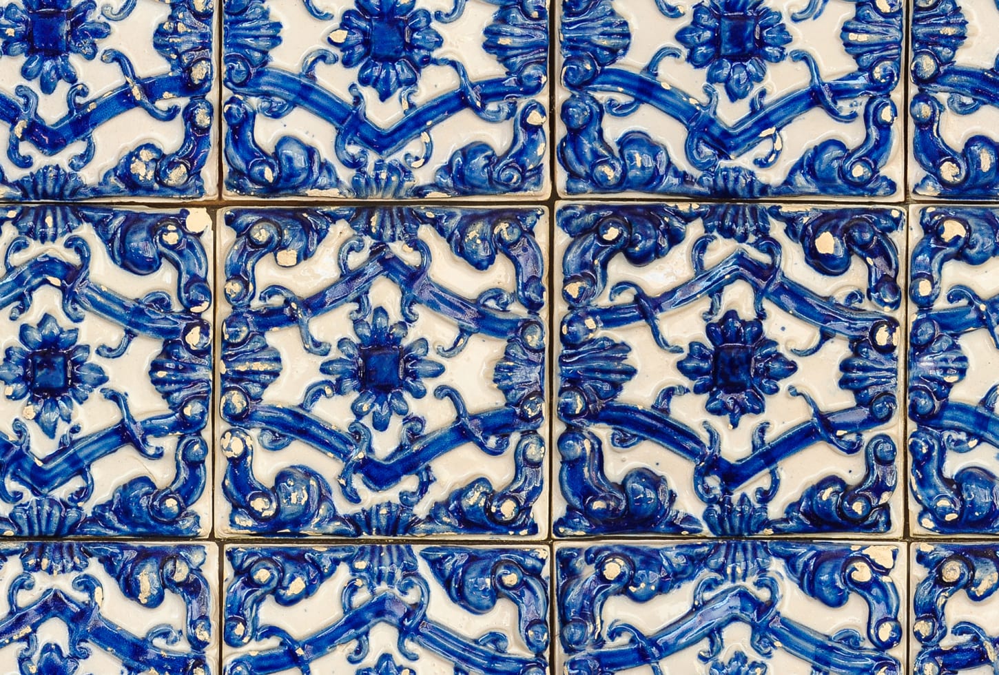 Rebel Walls tapeet Artisan Tiles, Morocco Blue R18548