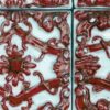 Rebel Walls tapeet Artisan Tiles, Indian Red R18550