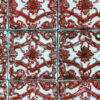 Rebel Walls tapeet Artisan Tiles, Indian Red R18550