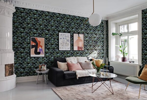 Rebel Walls tapeet Petite Peacock Plumage, Opal R18553