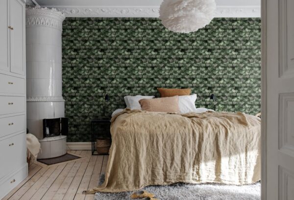 Rebel Walls tapeet Petite Peackock Plumage, Jade R18554
