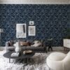 Rebel Walls tapeet Petite Peacock Plumage, Teal R18555