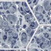 Rebel Walls tapeet Marbled Hexagon Tiles, Dark Blue R18557