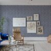 Rebel Walls tapeet Marbled Hexagon Tiles, Dark Blue R18557