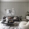 Rebel Walls tapeet Marbled Hexagon Tiles, Gray R18558