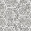 Rebel Walls tapeet Marbled Hexagon Tiles, Gray R18558