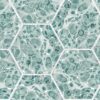 Rebel Walls tapeet Marbled Hexagon Tiles, Green R18559