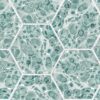 Rebel Walls tapeet Marbled Hexagon Tiles, Green R18559