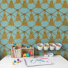 Rebel Walls tapeet Tassels, Soft Turquoise R18561