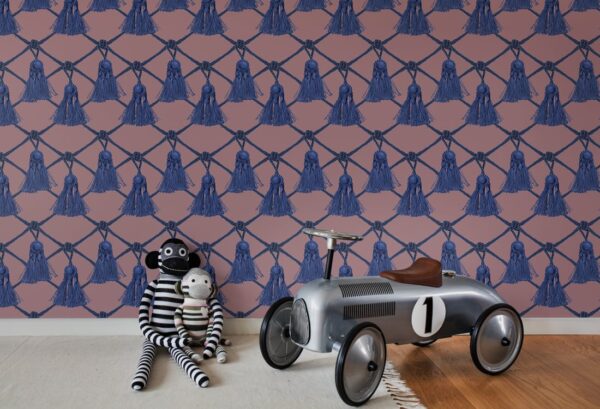 Rebel Walls tapeet Tassels, Pink Delight R18562