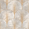 Rebel Walls tapeet Art Deco Palms, Gold R18573