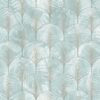 Rebel Walls tapeet Art Deco Palms, Silver R18574