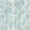 Rebel Walls tapeet Art Deco Palms, Silver R18574