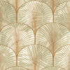 Rebel Walls tapeet Art Deco Palms, Bronze R18575