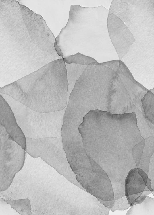 Rebel Walls pilttapeet Petals, Graphite R18589