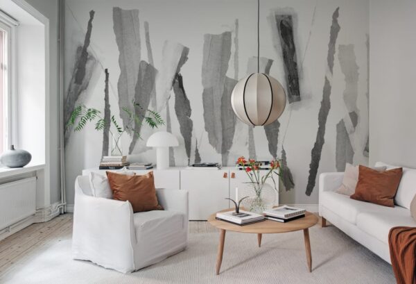 Rebel Walls pilttapeet Tear, Graphite R18592