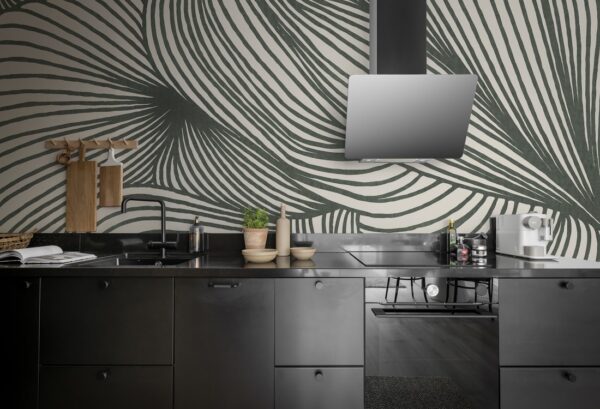 Rebel Walls pilttapeet Opulence Lines, Moss R18598