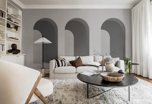 Rebel Walls pilttapeet Arch, Gray R18618