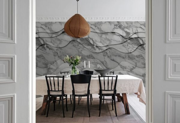 Rebel Walls pilttapeet 3D Wave, Marble R18626