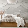 r18629_interior1 Rebel Walls pilttapeet 3D Wave, White R18629