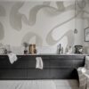 Rebel Walls pilttapeet Waves, Beige R18633