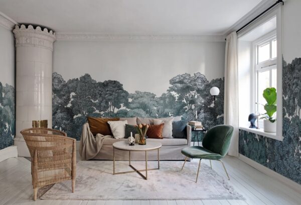Rebel Walls pilttapeet Bellewood, Teal R18637