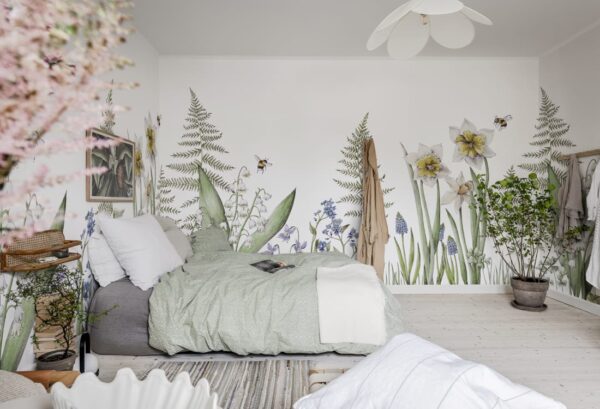 Rebel Walls pilttapeet Bumblebee, White R18640