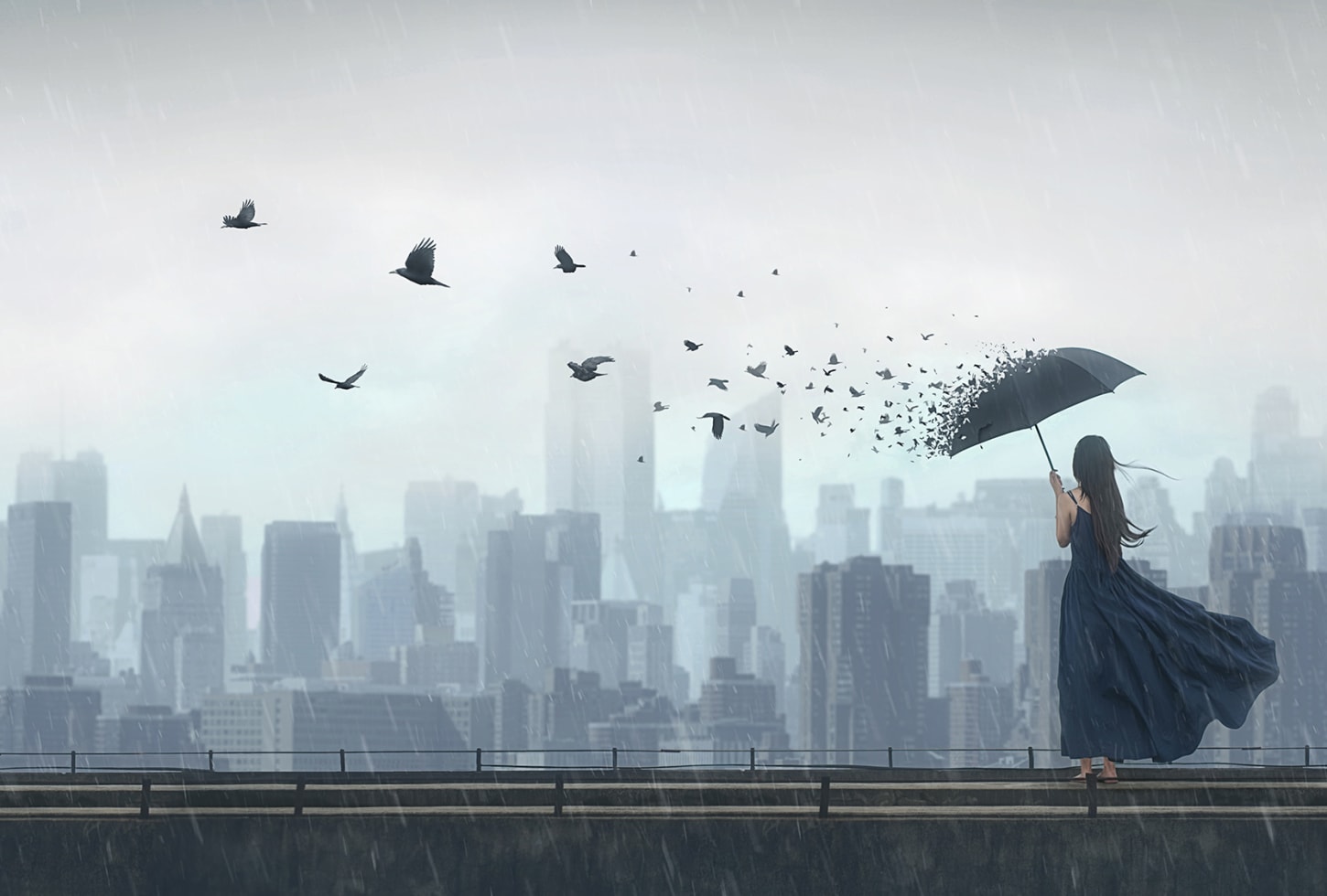 Rebel Walls pilttapeet Rain Bird R19079