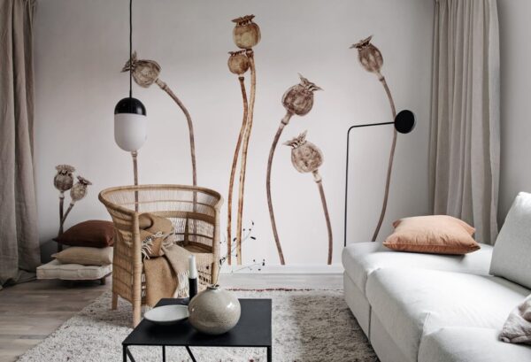 Rebel Walls pilttapeet Poppy Capsules R19109