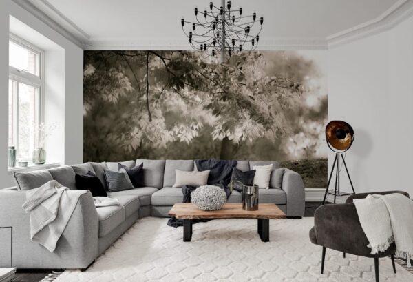 r19204_interior1 Rebel Walls pilttapeet Sepia Leafs R19204