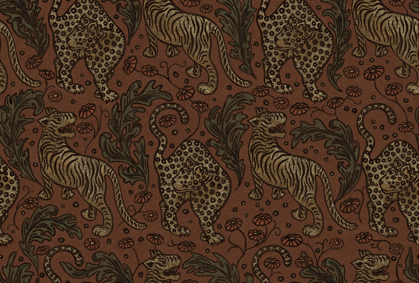 Rebel Walls tapeet Year Of The Tiger, Velvet R19213